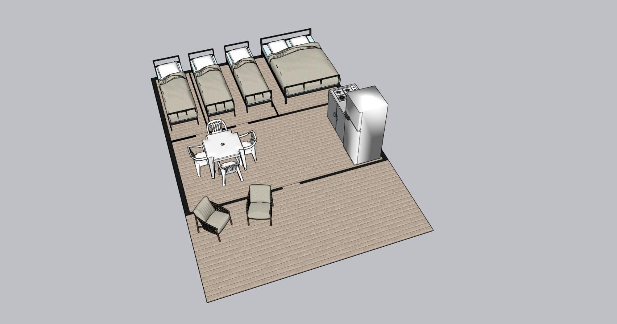 Easyatent Safari Tent Lanterna Červar-Porat Rom bilde